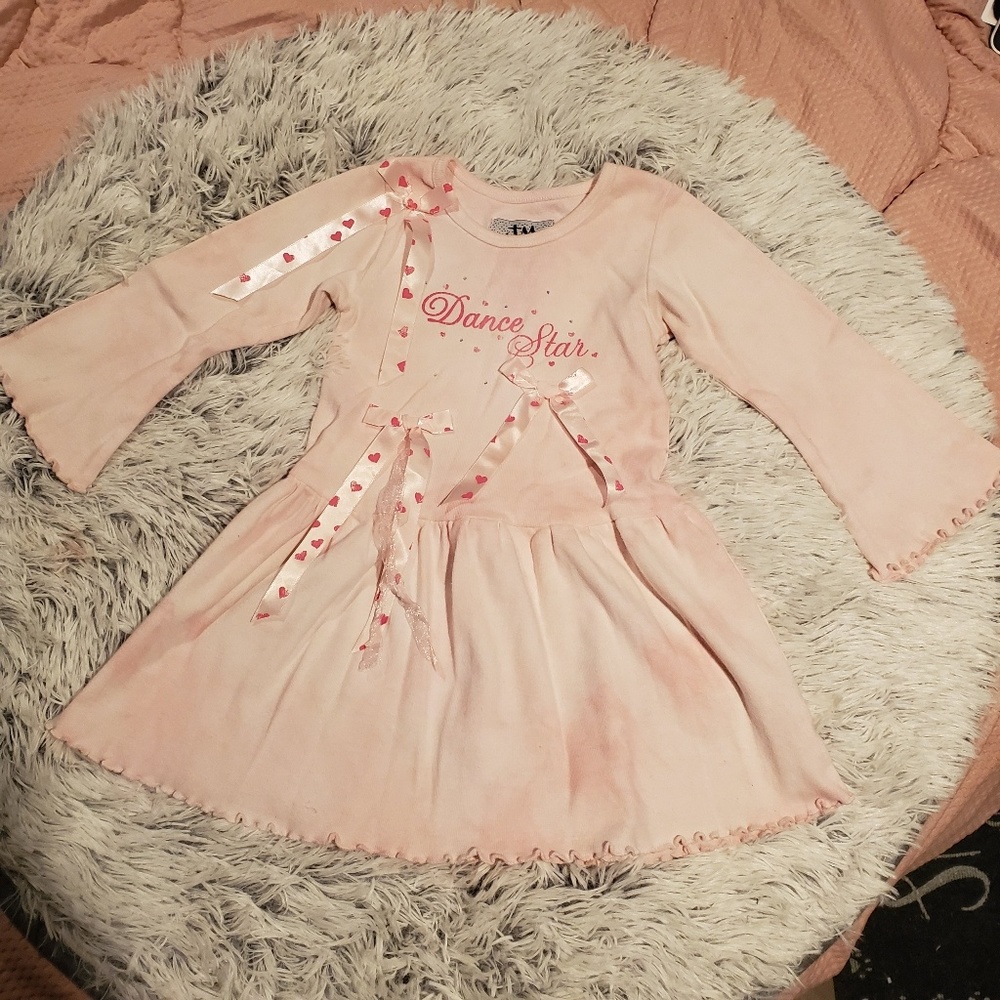 JM Originals Collection Pink Dance Star Dress 2T